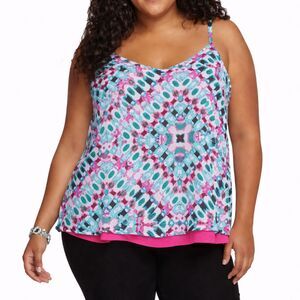 Torrid Top Size 3 3X Tank Cami Lightweight Flowy *